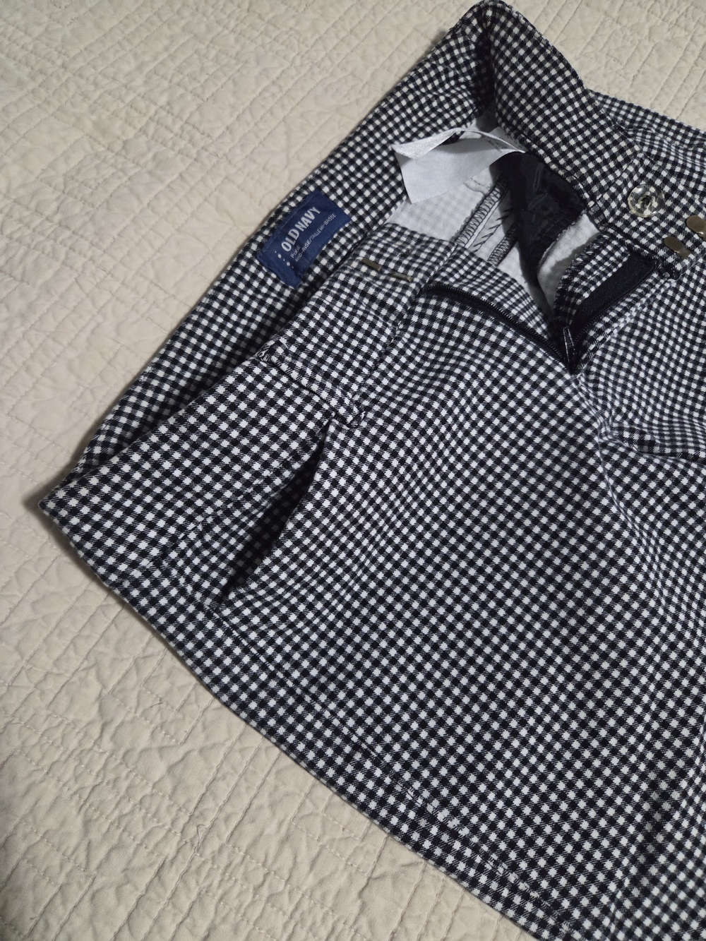 Old Navy Pixie Mid-rise Gingham Skinny Ankle Pants Womans Sz 4reg - Picture 3 of 9